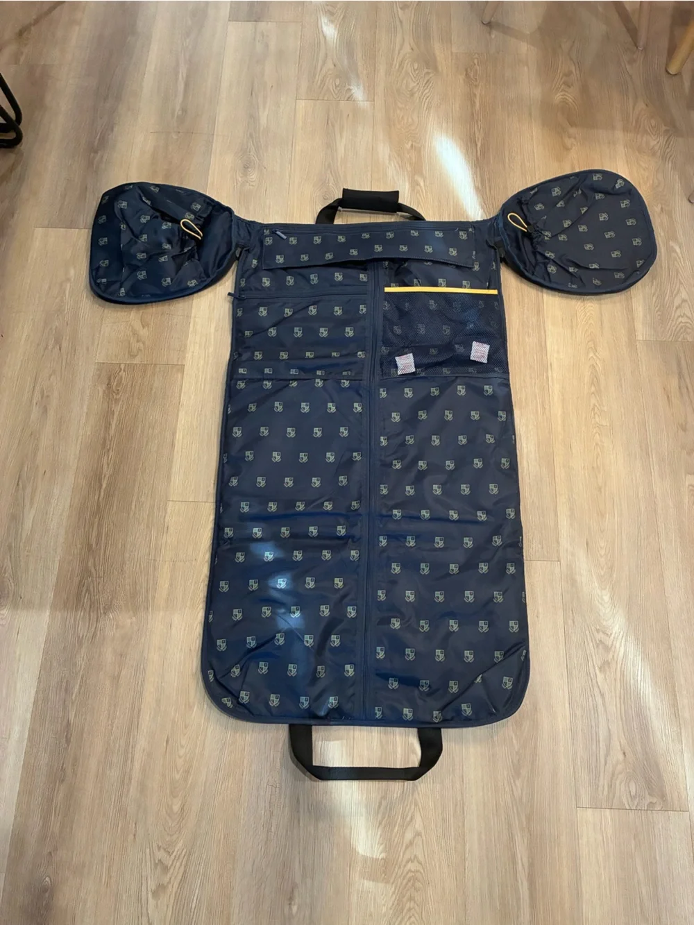 *RARE Halfday x The Tie Bar Premium Garment Duffel Bag Black NWT Carry-On Travel